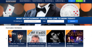 Entertainersworldwide Website - The Magic Word