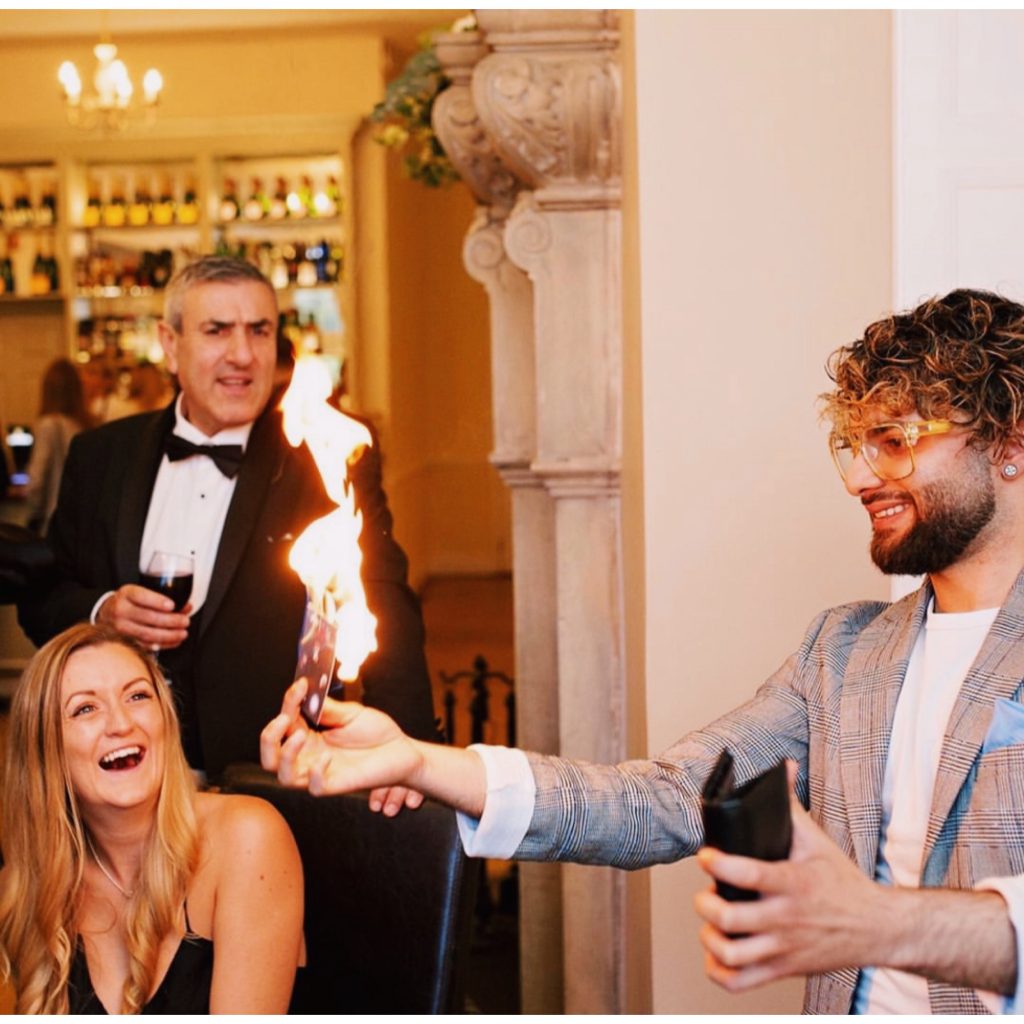 The Magic Word - Fire Magic at Corporate Event