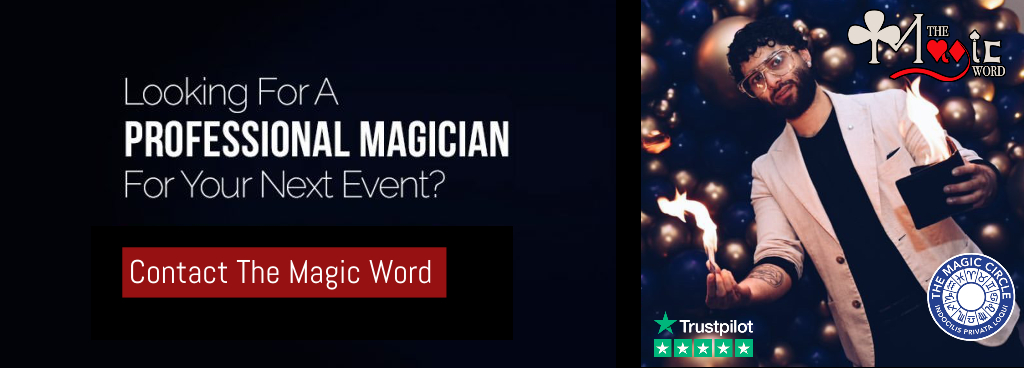 The Magic Word Magician For Hire Front Page Banner
